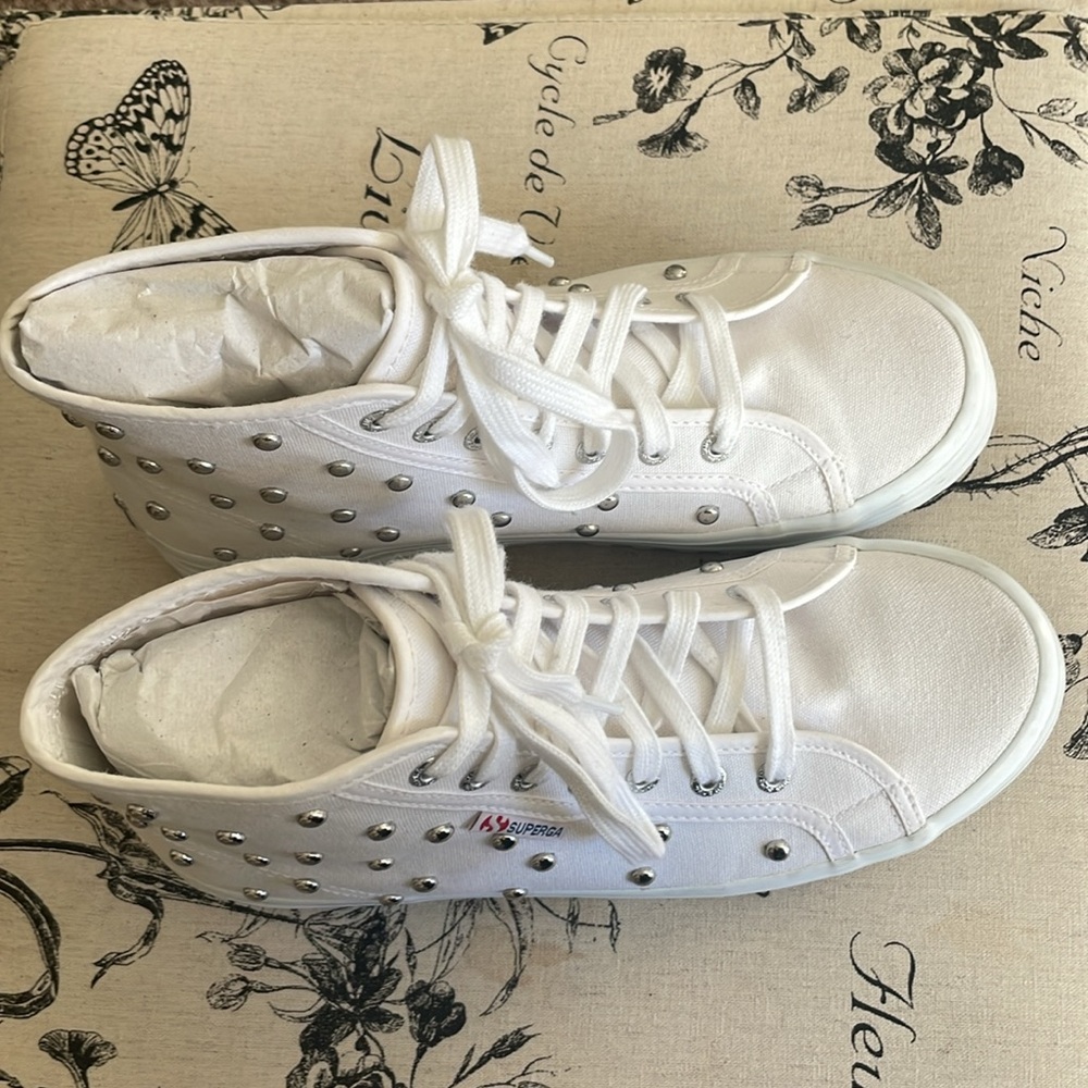 SUPERGA Alpina Studded High Top Sneaker - Picture 5 of 9